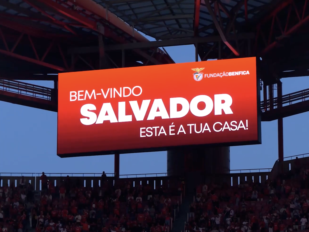 Benfica cumplió el sueño de un niño de 6 años