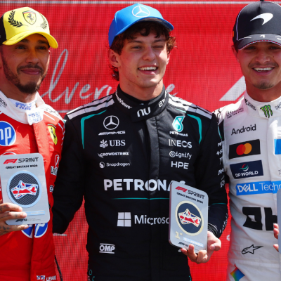 Podio de la sprint de Silverstone