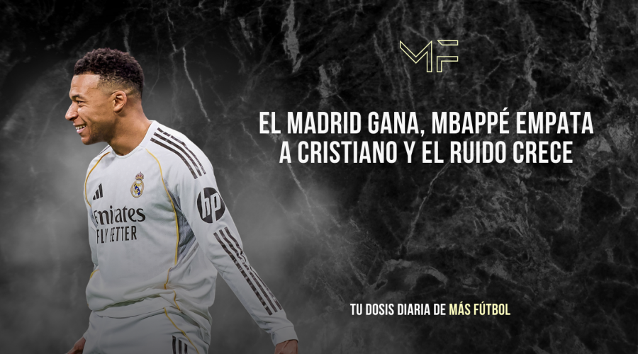 El Madrid gana, Mbappé empata a Cristiano y el ruido crece