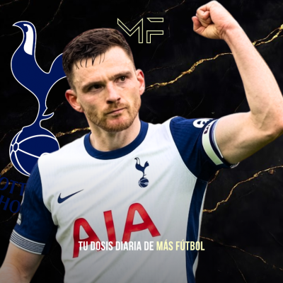 Robertson con la playera del Tottenham