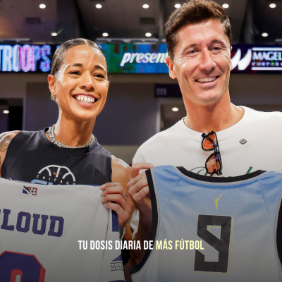 Lewandowski disfruta la WNBA en Chicago